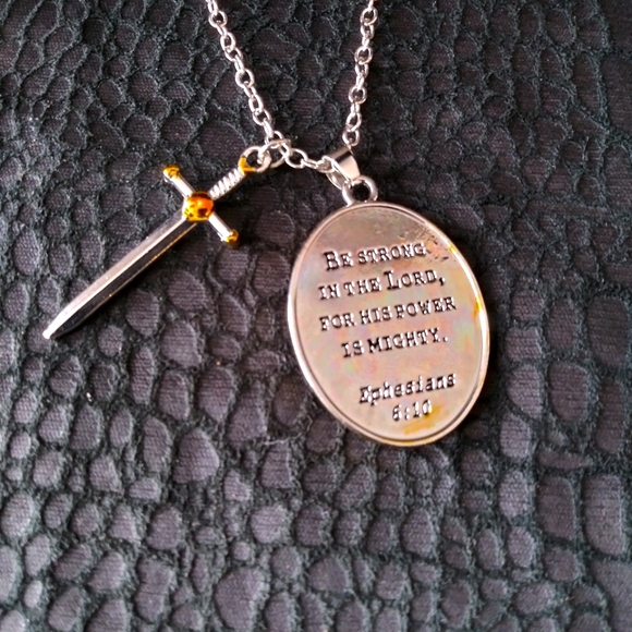 Michael The Archangel Pendant Necklace - Picture 3 of 4